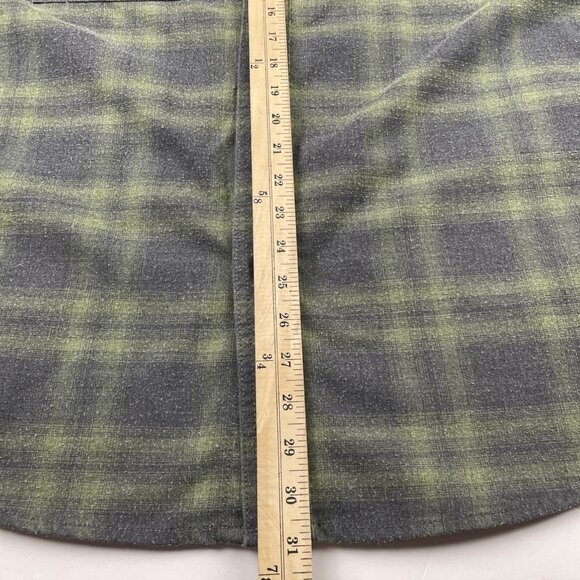 Ridgecut Toughwear Flannel Shirt Men's XL Green Plaid Long Sleeve Button up - Picture 6 of 11